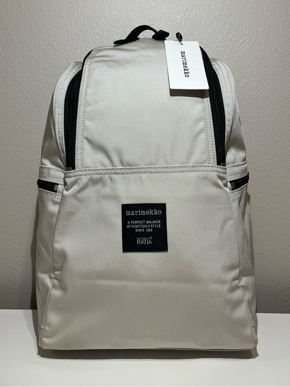 NWT Marimekko Metro Backpack - Sand (Ivory)